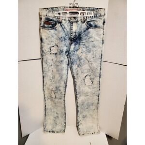 WINCHESTER Rifles Mens BLUE JEANS AMERICAN LEGEND DISTRESSED‎ 36x34